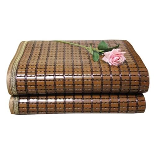Alfombrilla de cama plegable de bambú, transpirable, aislante, cómoda para el hogar, la escuela y el dormitorio, solución portátil ligera y ecológica para dormir