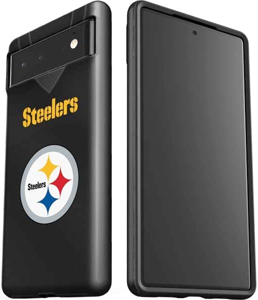 Skinit Pro Phone Case Compatible with Google Pixel 6 - Officially Licensed NFL Pittsburgh Steelers Team Jersey Design