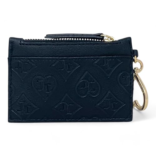 Juicy Couture Women's Glitz Out Wallet Collection (Tab Elongated Card Case, Liquorice)2