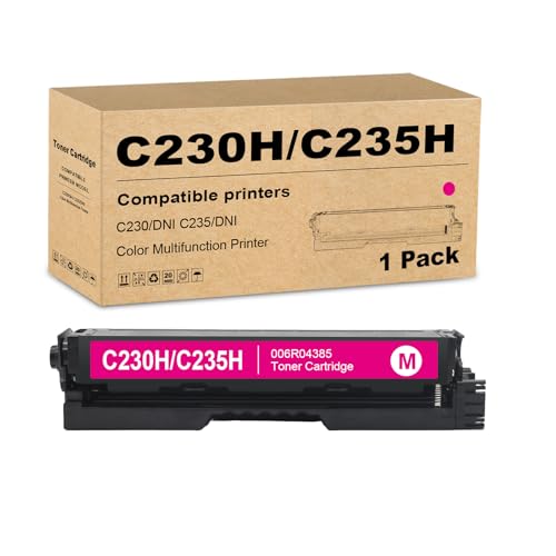 Toner C235 C230 magenta résout les pannes d'encre sur imprimante Xerox C235