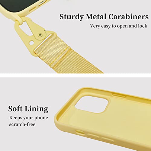 Image of Compatible with iPhone 11 Pro Case with Lanyard Crossbody iPhone Case with Strap Adjustable Shockproof Drop Protection Silicone Phone Cover for iPhone 11 Pro 5.8''