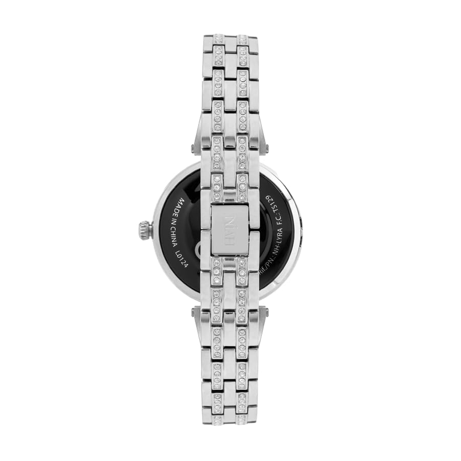 TECHMADE Niah Lyra Digital Wrist Watch Jewellery AMOLED Display Calls Notifications SOS Function Sport Compatible with iOS and Android (with Media Silver
