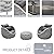 TWT 5-Piece Aluminum Patio Furniture Set, Outdoor Armchairs with Coffee Table, Metal Sofa Set for Deck, Porch, Balcony, Indoor