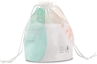 FOMIYES 75pcs Stretch Non Woven Gauze Wet Dry Wipes Disposable Face Towel Gauze Pads Home Toilet Paper Make up Cotton Towel White