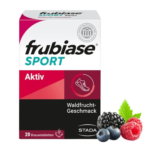 frubiase SPORT Waldfrucht - Isotonisches Sportgetränk - Elektrolyte, hochdosierte Mineralstoffe, Multivitamine - zur Unterstützung der Leistungsfähigkeit & Regeneration - 20 Brausetabletten
