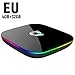 Produktbild waspde Streaming Media Player - Q Plus TV Box 4 + 64 GB Android 8.1 TV Box Netzwerk TV Box Player WiFi USB3.0 Bluetooth TV Box mit H6 Chip high-quality