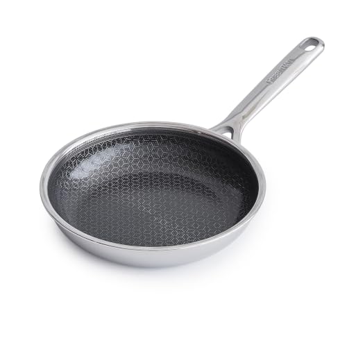 Image of GreenPan Hybrid Spectra 8 inch Stainless Steel PFAS-Free Nonstick Frying Pan
