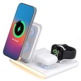 Ya en manzanajugosa.com: GDFSALP Estación de Carga Inalámbrica 3 en 1, Cargador Rápido Plegable Compatible con iPhone 17/16/15/14/13, Apple Watch 10/9/SE y AirPods Pro/4/3, Base de Carga Inductiva (Adaptador No Incluido)