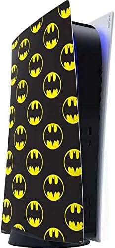 Skinit Decal Gaming Skin Compatible with PS5 Digital Edition Console - Officially Licensed DC Comics Batman Logo All Over Print Design
