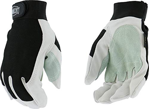 Ironcat 86552 Goatskin Grain Goat Gloves- X-Large, Reinforced Palm And Thumb, Hook And Loop Closure #TOP19