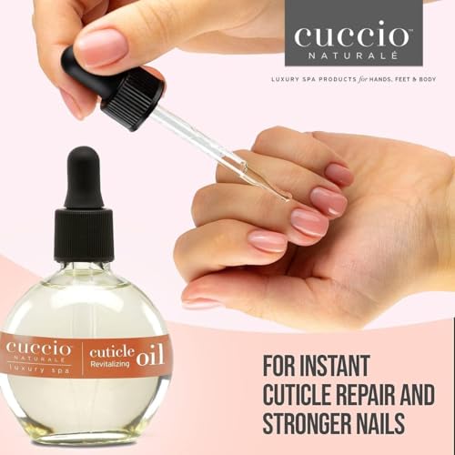 Cuccio Naturale Revitalizing Cuticle Oil - Hydrating Oil For Repaired Cuticles Overnight - Remedy For Damaged Skin And Thin Nails - Paraben/ Cruelty-Free Formula - Sweet Almond - 2.5 Oz - Thumbnail 3