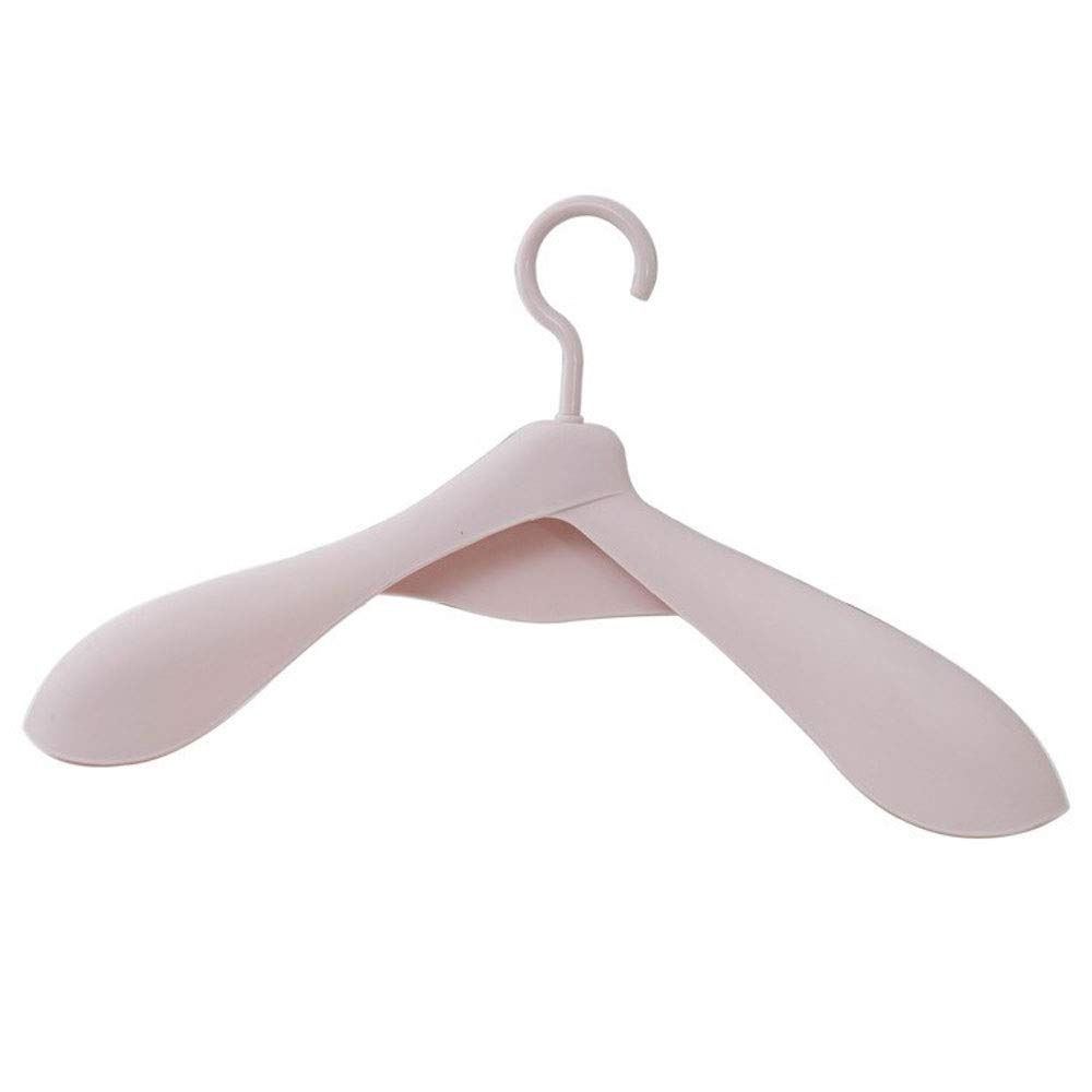 JINGYAN Standard Hangers Thicken Wide Shoulder Plastic Clothes Hanger Wardrobe Closet Scarf Hangers Storage Racks(4)