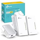 TP-Link TL-WPA4220 TKIT 2-Port Powerline Adapter Starter Kit, WiFi Extender Booster Trasfer Speeds up to 600Mbps, 2x Ethernet Ports, One-Touch Wi-Fi Configuration, Easy App Management