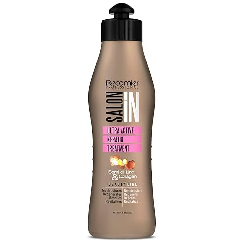 Saloon en tratamiento ultra activo de queratina y colágeno 176 oz Saloon en tratamiento ultra activo de queratina y colágeno 176 oz