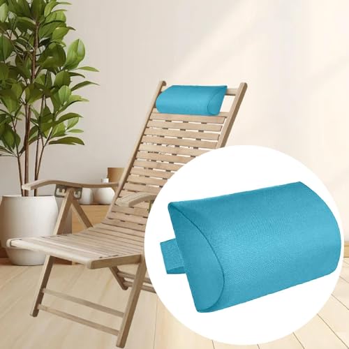Almohada de Espuma para Cuello 35 cm Azul Ergonomica miniatura 5