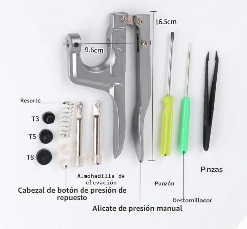 Miniatura 3 de Botones De Presion, Ilauke 400 Botones Snaps Plastico Resin Botones T5 En 20 Colores Y Alicates De Presión, Botones Presión Sin Costuras, Accesorios En Organizador Para Manualidades Costura Bricolaje