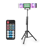 Contrôle total et flexible : Passez en modes automatique, réactif à la musique ou utilisez la télécommande pour ajuster les effets, la vitesse et les transitions lumineuses. Un rendu fluide et rythmé sans besoin de DMX.