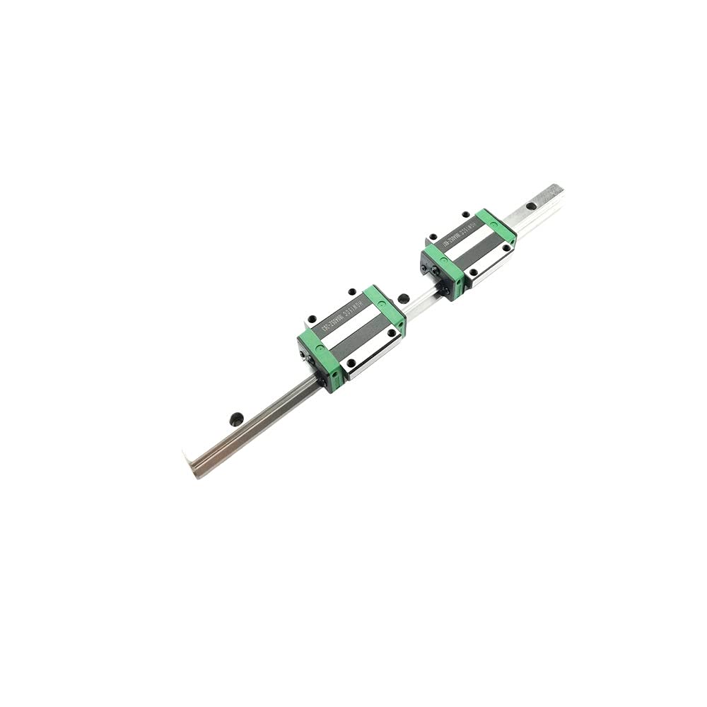 3D Print Parts CNC Machine Linear Rail Slide HGW20mm 20mm 1pcs 20mm L-100mm + 2pcs HGW20HA Carriage