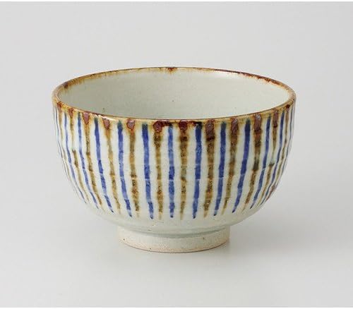 せともの本舗 Goth Sabi Tokusa 5.5 Natsume Bowl, 6.8 x 4.2 inches (17.3 x 10.7 cm), 28.3 oz (830 g), Bowl, Restaurant, Innn, Udon, Buckwheat Ramen, Japanese Tableware, Restaurant, Commercial Use