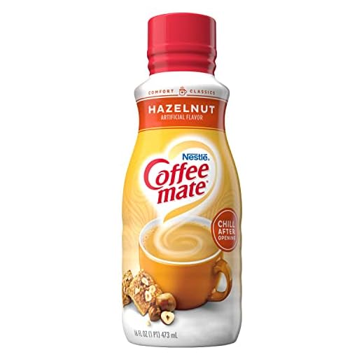 YYST Nestle Coffee mate Hazelnut Liquid Coffee Creamer, 16 FL OZ
