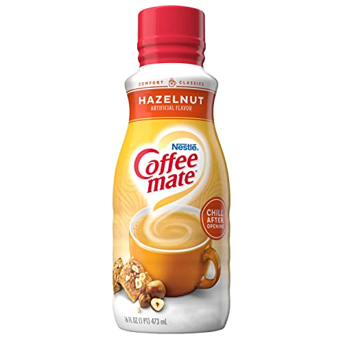 Nestle Coffee Mate Hazelnut Liquid Coffee Creamer, 16 FL OZ