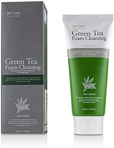 3W ClinicGreen Tea Foam Cleansing 100ml/3.38oz