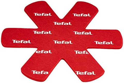 Tefal K2203004 Set of 4 Red Pan Protectors