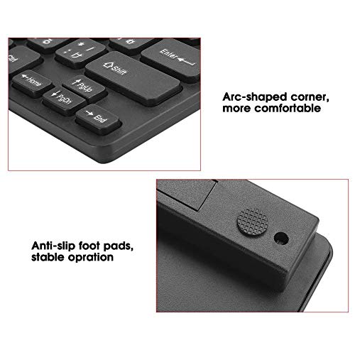 Ashata 753N30GZQ5XOW360-11 Wired Mini Japanese Keyboard,Usb Interface Keyboard thumb #1