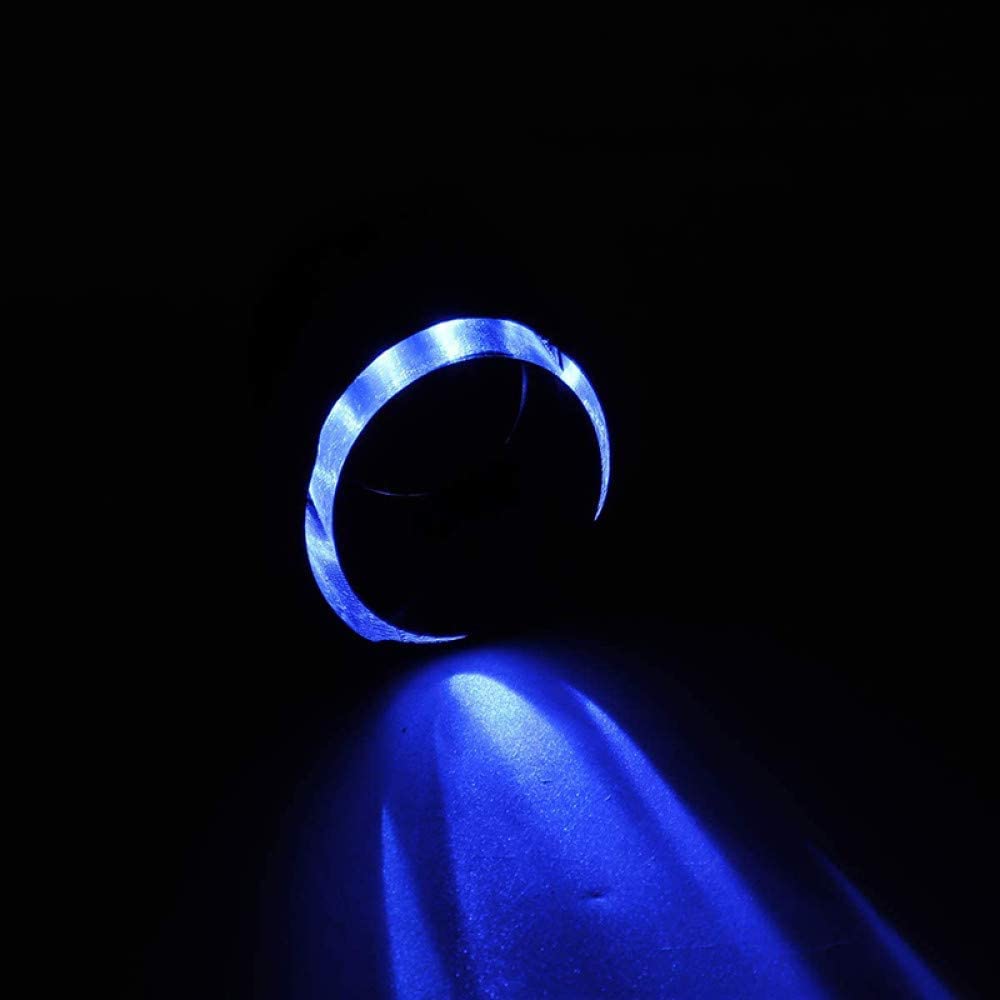 Tabla De Escape Del Coche 63mm Universal Glossy Matte Fibra Carbono Tubos Cola La Garganta Con Luz Sistema Modificado Silbato Coche Escape Tubo Silenciador(C Blue Light)