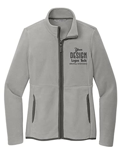 INK STITCH Women L110 Custom Embroidery Design Your Own Connection Fleece Jackets