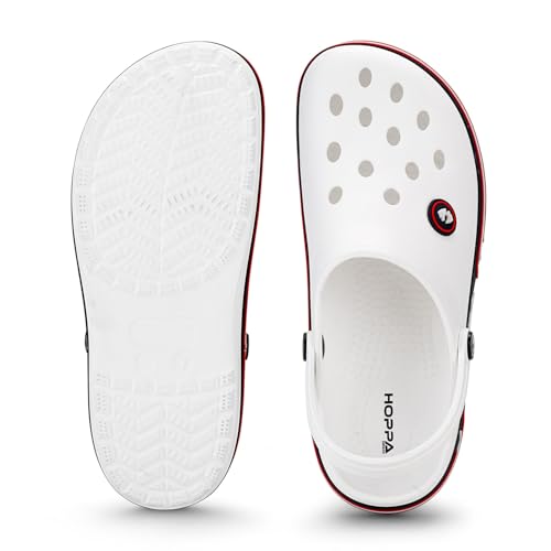 Image of Hoppa Trio Clogs for Men, Extra Soft EVA Moulded Slip-On Clogs | Lightweight, Cushioned, Water-Resistant & Non-Slip | Everyday Casual Footwear