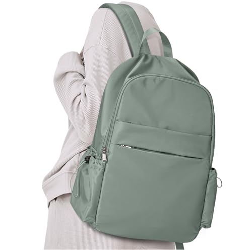 Laptop Backpack For Women Men Travel Backpack For College Work Teacher Backpack With Laptop Compartment College Backpacks For Women Anti Theft Backpack Green