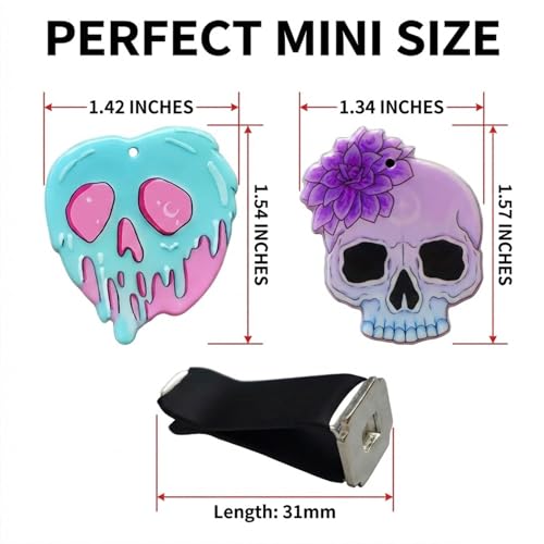 Image of Car Air Vent Clips,Car Air Fresheners Vent Clips Car Diffuser Vent Clip,Car Decoration Cute Car Interior Decor,Car Accessories for Women (2 Pcs Halloween Ghost)