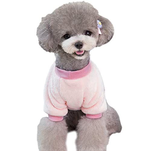 Image of Dog Sweaters for Small Dogs, Soft Fleece Puppy Clothes, Warm Winter Coat
