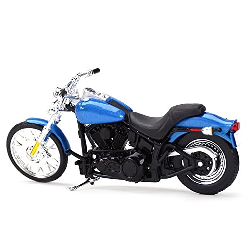 Harley Davidson 2002 FXSTB Night Train 1:18 véhicule simulation voiture rue moto bleu