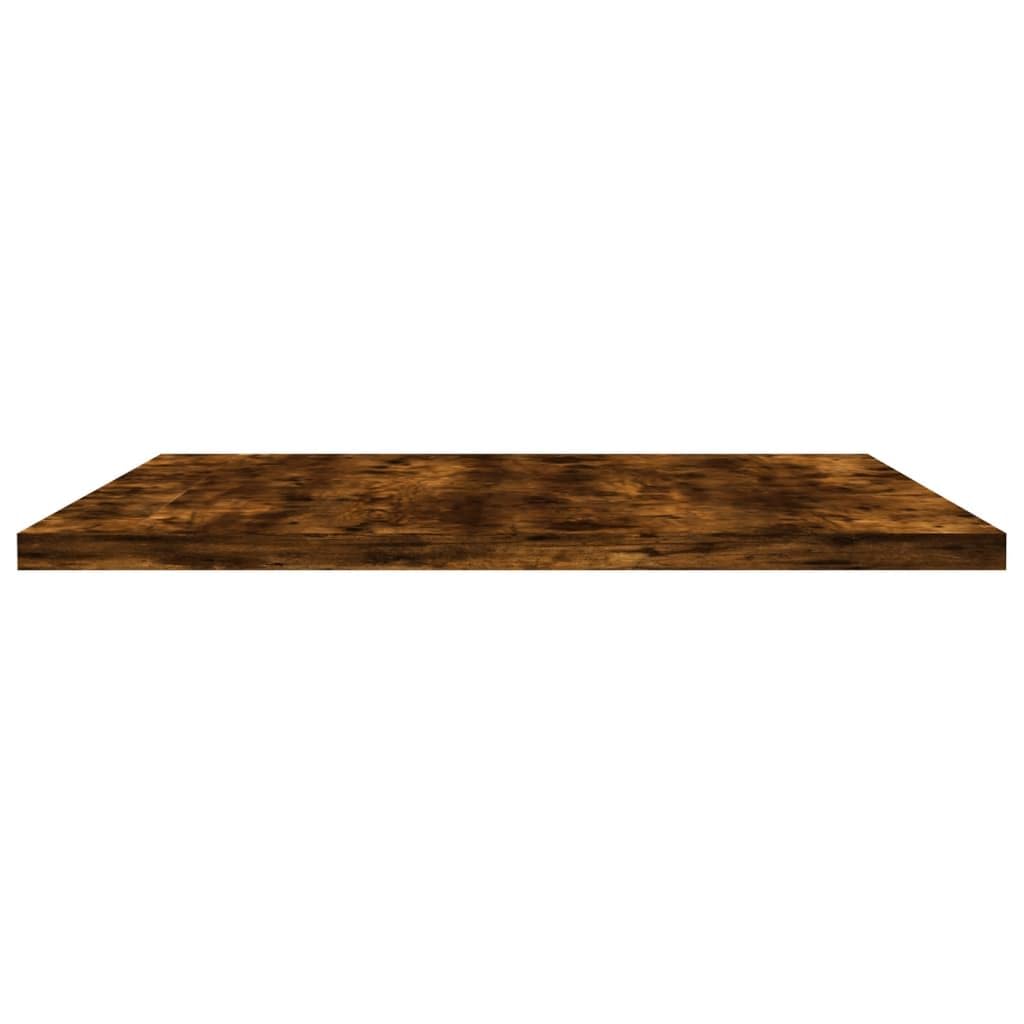 Generisch Wandregale 4 STK. Räuchereiche 60x40x1,5 cm Holzwerkstoff,Regalsysteme,11.66 kg-838243