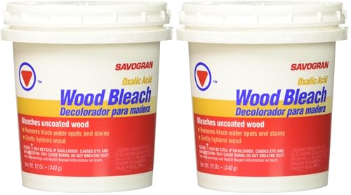 Savogran Wood Bleach - 12oz Oxalic Acid for Furniture With