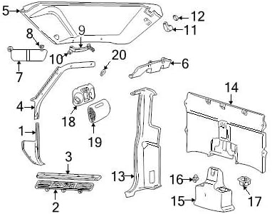 Ford 4L5Z-1331013-CAC - TRIM ASY - QUARTER