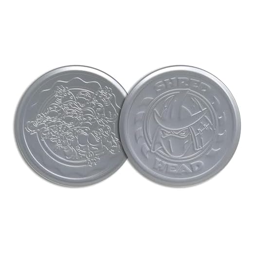 Fanattik TMNT - Set de 4 Dessous de verres en métal