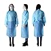 Disposable PPE Latex-Free Isolation Gowns with Elastic Cuff for Dental Offices, Hospitals and Medical use, Fluid Resistant, Non-Woven, Single use Universal Size (Pack of 10)