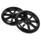 GARIOUANS 2個 買い物カート用 交換ホイール ランドリーカート ショッピングトロリー 丈夫なプラスチック製 車輪 通院や引っ越しにも