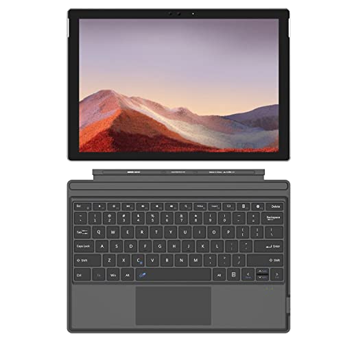 Arteck Microsoft Surface Pro Type Cover, Ultra-Slim Portable Bluetooth Wireless Keyboard With Touchpad Built-In Rechargeable Battery #TOP4