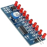 ELAYARD 4 Sätze Lötkit für Elektronik bausätze mit Wasserfließendes LED lauflicht DIY Kit Ungebaute Komponenten für Lötpraxis Platinenlöten und LED lichtprojekte