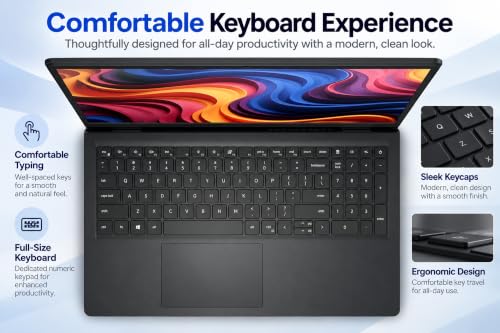 Image of DELL PRO 15 (2026), Intel (i3 14th Gen) Core 3 100U - (8 GB DDR5 /512 GB SSD /Intel UHD Graphics /Windows 11 Home) Thin & Light Business Laptop /15.6 inch FHD Display /Black /1.5 kg /MS Office 2024
