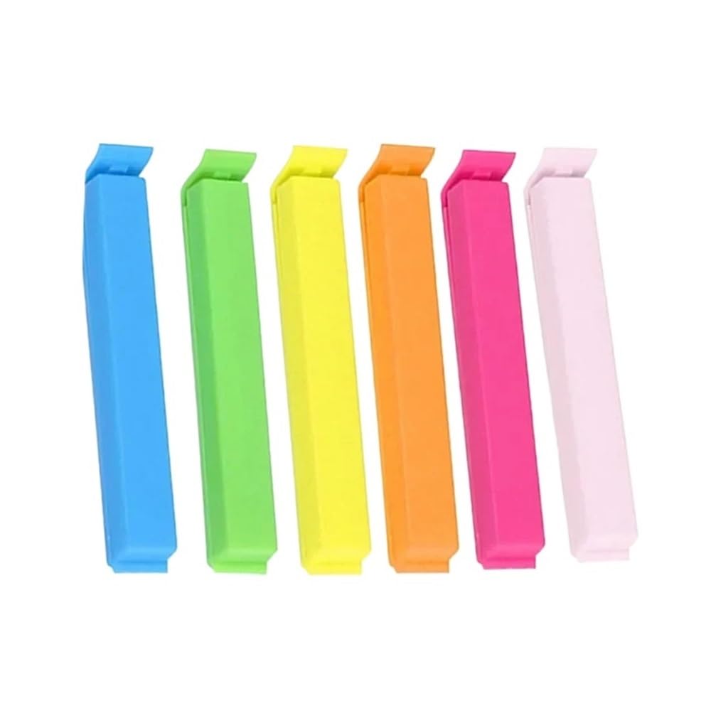 10PCS Portable Kitchen Storage Snack Seal Sealing Bag Clips Sealer Clamp Plastic Tool Accessories