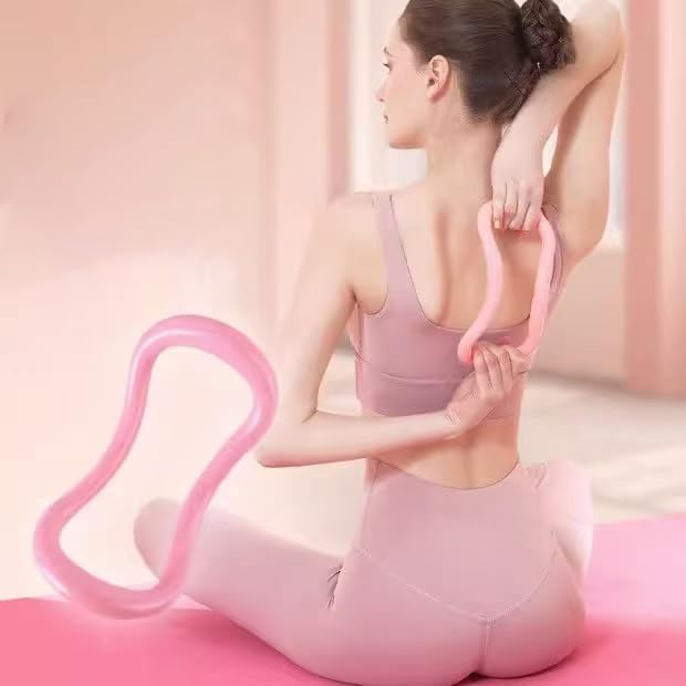 Pilates Ring Set 15PCS Pilates Equipment Set with Adjustable Ankle Wrist Weights,Yoga Ball,Figure 8 Resistance Band,Tape Measure,Pilates Bands & Accessories,Pilates Ring and Ball Set - Image 8