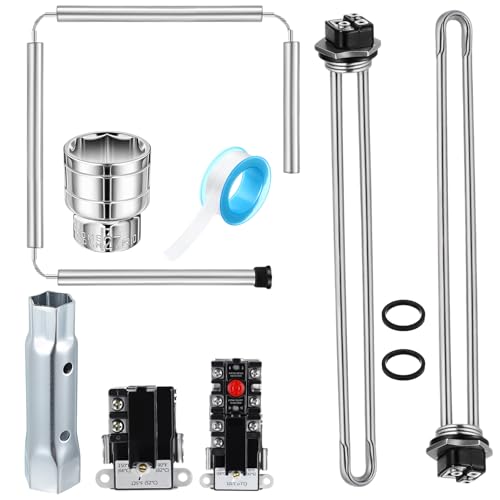 Glooglitter 3 Pcs Electric Water Heater Tune-Up Kit Two 4500W