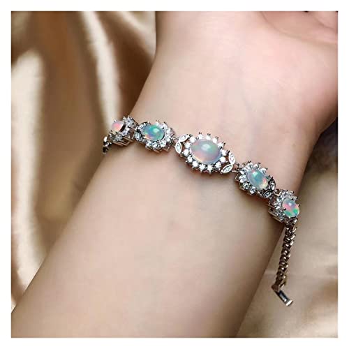 Bracelet opale BestOpal argent 925 précieux bijou femme fiançailles