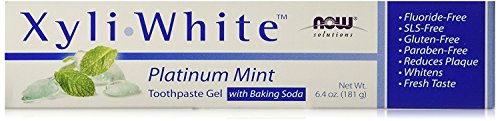 Now Foods Xyliwhite, Baking Soda Toothpaste, Platinum Mint, 6.4-Ounces (Pack of 2) Now Foods Xyliwhite, Baking Soda Toothpaste, Platinum Mint, 6.4-Ounces (Pack of 2)