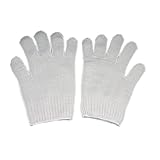 Ruilogod Paar-Edelstahl-Draht- Works Anti-Slash Schnittschutz-Handschuhe